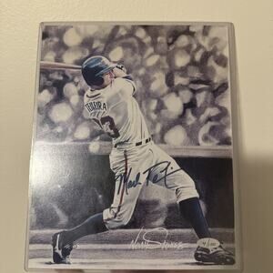 MARK TEIXEIRA TEXAS RANGERS YANKEES SIGNED AUTOGRAPHED 8X10 PHOTO COA 4/100